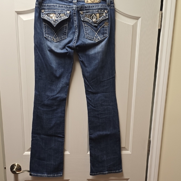 Miss Me Dark Blue Boot Cut Jeans - Picture 3 of 5
